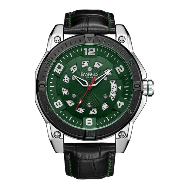 Gamages of London Men's Gamages Of London Limited Edition Green Steel Watch