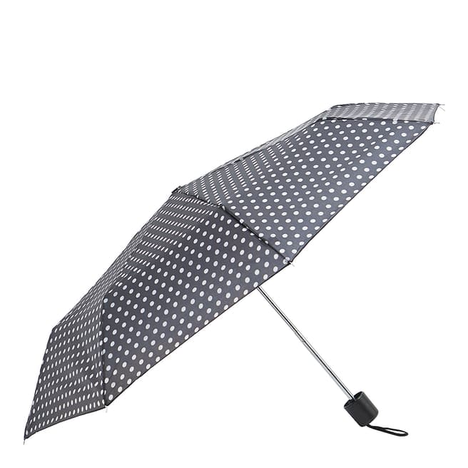 Impliva Black & White Polka Dot Umbrella