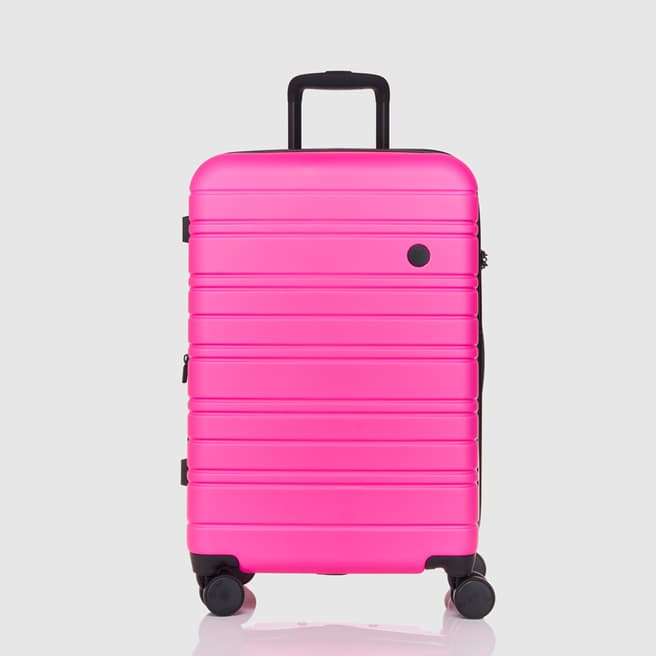 NERE TRAVEL Stori 65cm Suitcase in Hyper Pink
