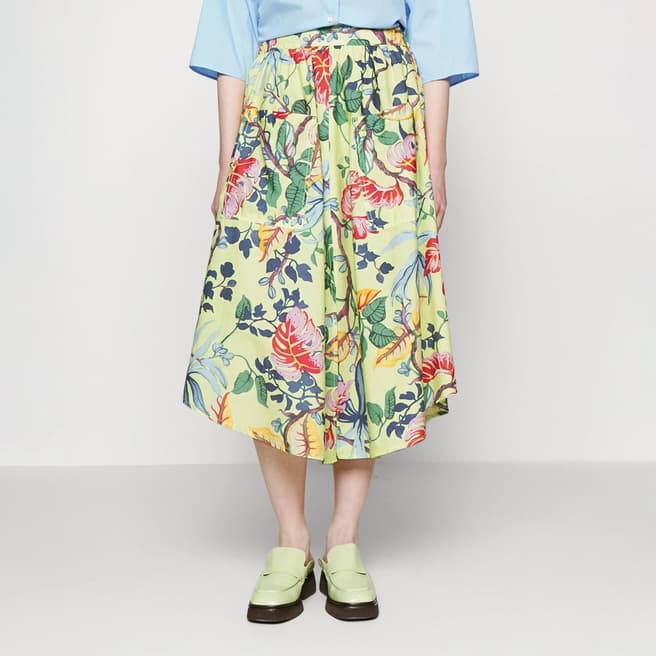 Max&Co. Multi Fabriano Floral Cotton Skirt