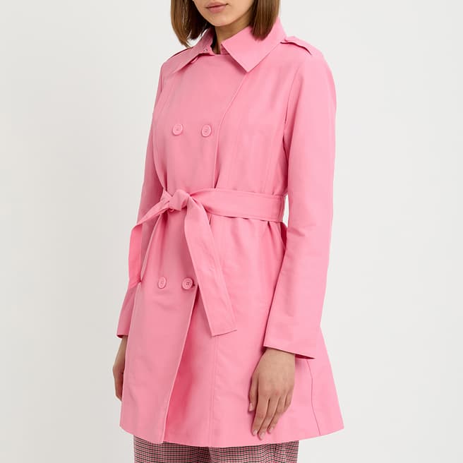 Max&Co. Pink Milove Double Trench Coat