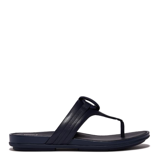 FitFlop Navy Gracie Leather Sandal