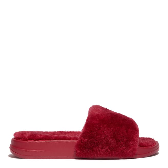 FitFlop Red Iquishion Slides