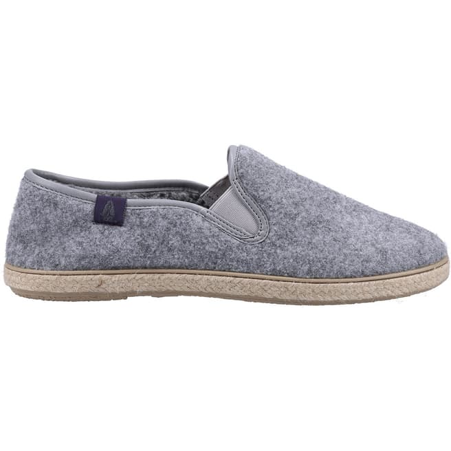 Hush Puppies Grey Cosy Recycled Classic Slippers