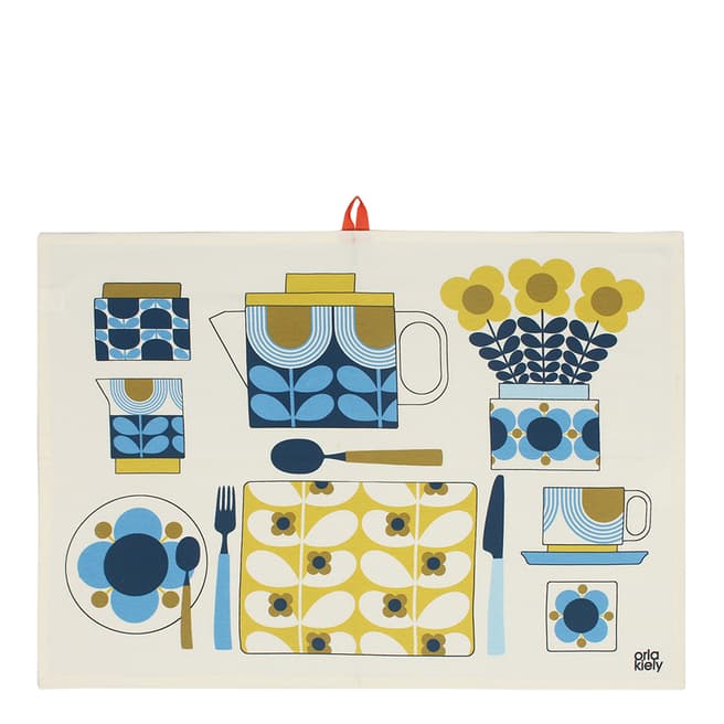 Orla Kiely Set of 2 Afternoon Tea Tea Towels