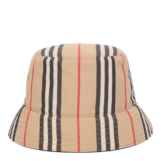 Burberry Beige Burberry Embroidered Bucket Hat