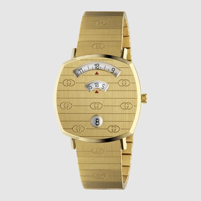 Gucci Grip Watch 35mm in Yellow Gold PVD 