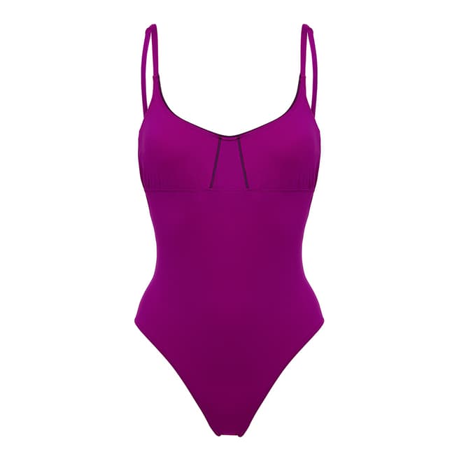 Simone Perele Purple Shaping Bodysuit