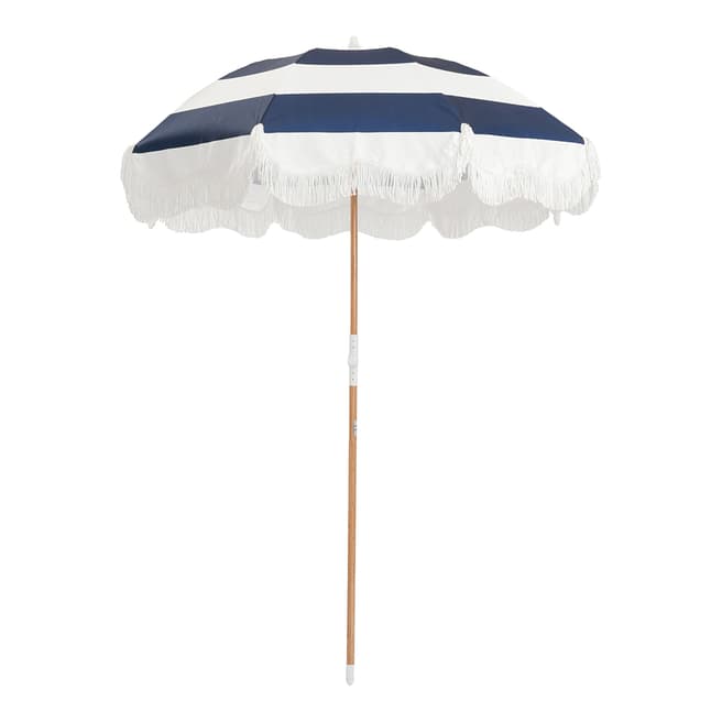 Business & Pleasure Co The Holiday Umbrella, Navy Capri Stripe