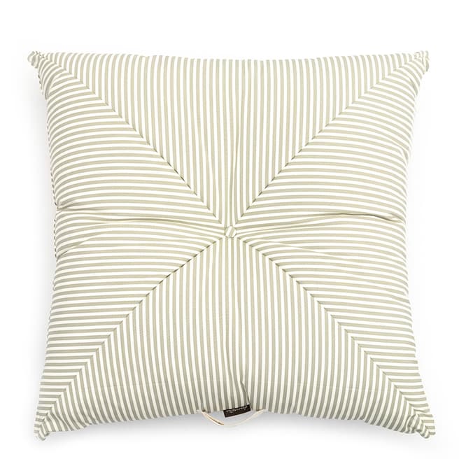 Business & Pleasure Co Floor Pillow, Laurens Sage Stripe