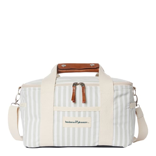 Business & Pleasure Co The Premium Cooler Bag, Laurens Sage Stripe