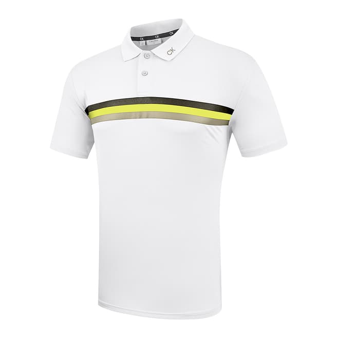 Calvin Klein Golf White Calvin Klein Golf Polo Shirt