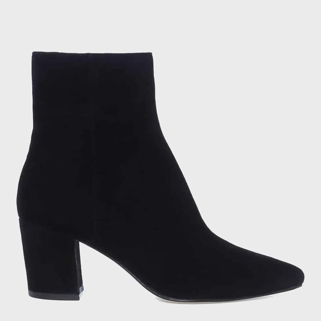 Hobbs London Black Lyra Leather Ankle Boots