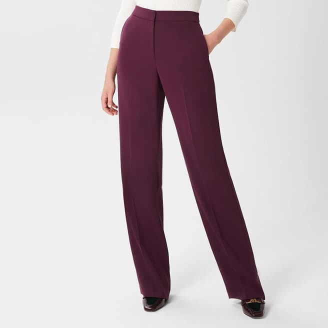 Hobbs London Berry Adelia Tapered Trousers