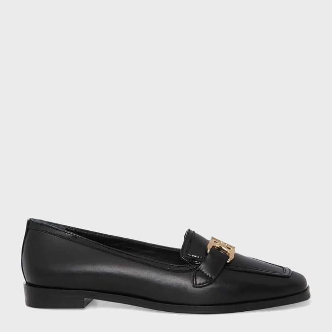 Hobbs London Black Sia Leather Loafers