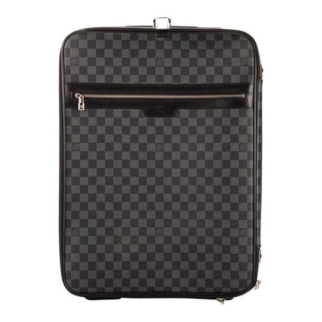 Vintage Louis Vuitton Black Grey Pegase Travel Bag 50