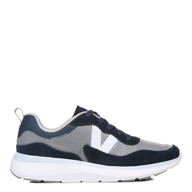 Vionic Navy Ayse Leather Trainer