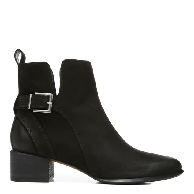 Vionic Black Sienna Leather Ankle Boot