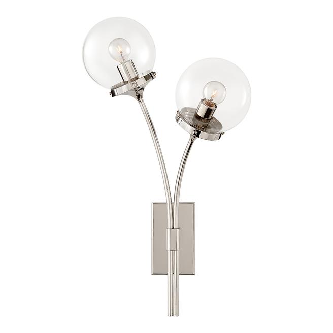 Kate Spade new york for Visual Comfort & Co. Prescott Right Sconce in Polished Nickel