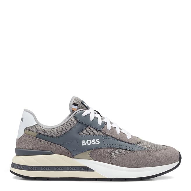 BOSS White Kurt Runn Trainers