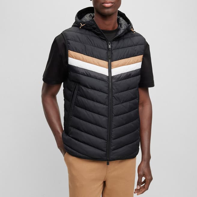 BOSS Black Coviltra Quilted Body Warmer