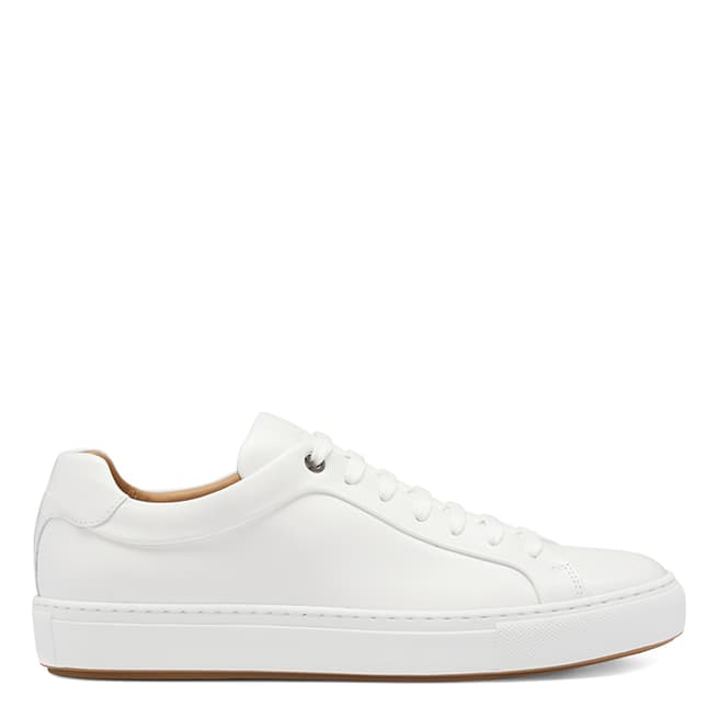 BOSS White Mirage Leather Trainers