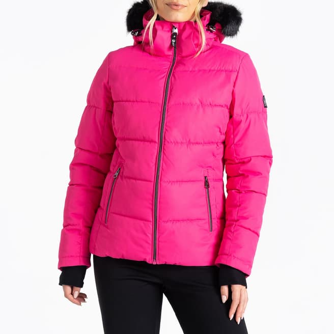 Dare2B Pink Thermal Waterproof Ski Jacket