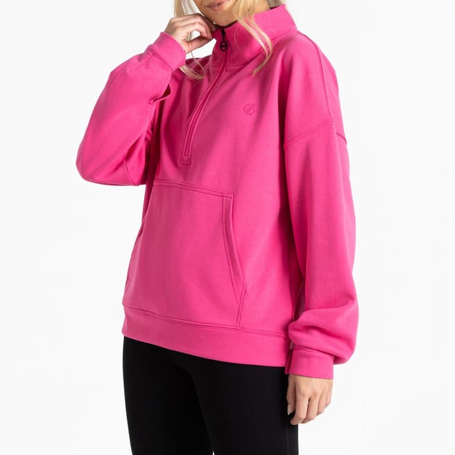 Dare2B Pink Half Zip Sweatshirt