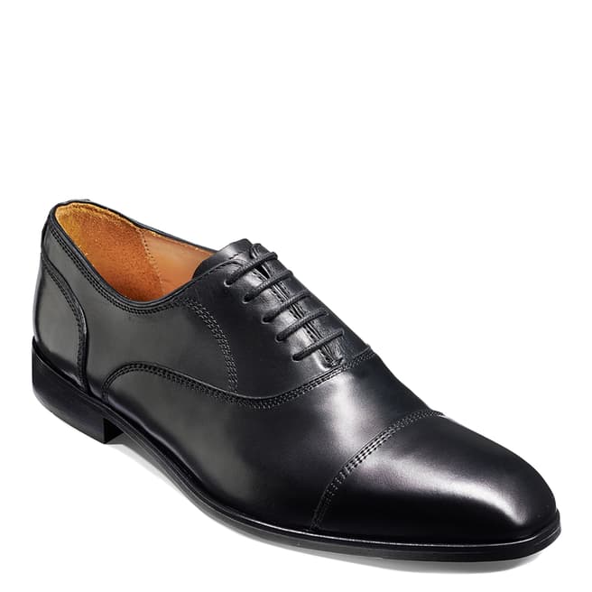 Barker Black Corso Leather Shoe