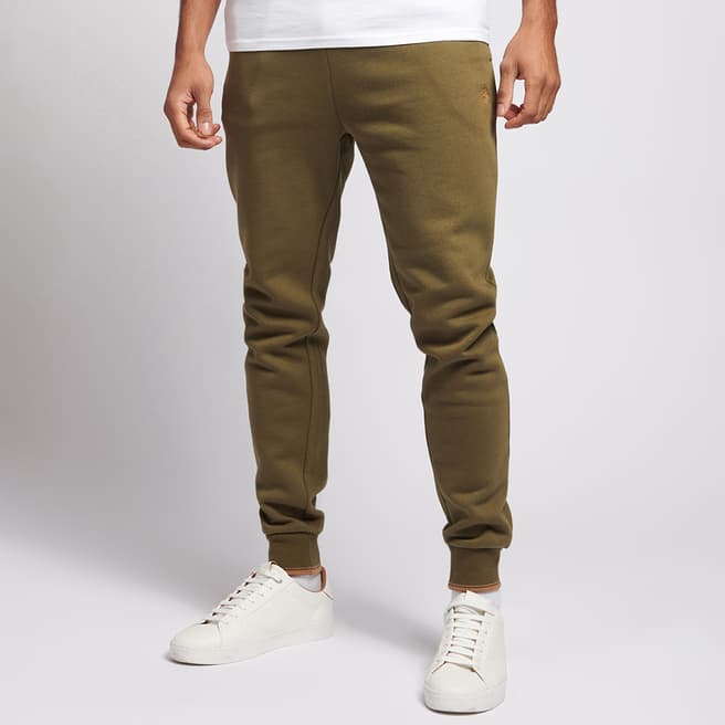 U.S. Polo Assn. Olive Tipped Cotton Blend Joggers