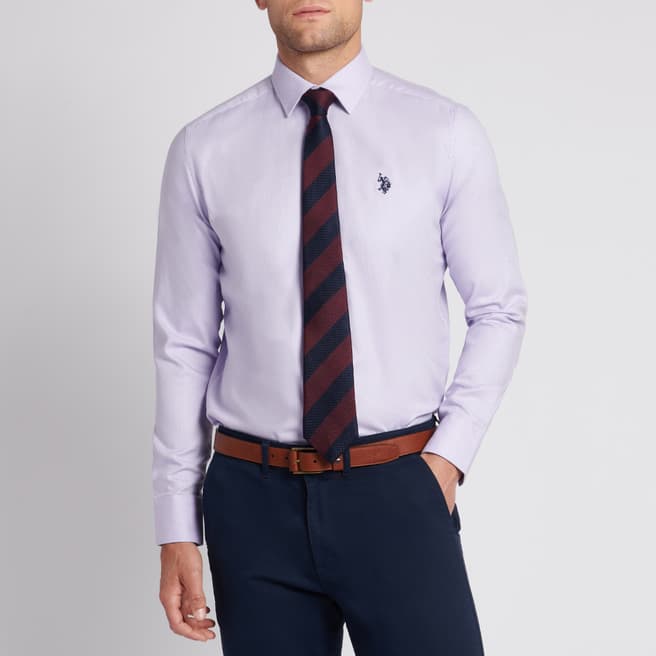 U.S. Polo Assn. Lilac Royal Cotton Twill Shirt