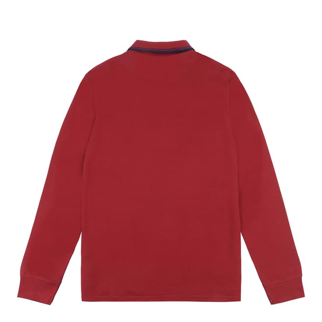 U.S. Polo Assn. Red Tipped Pique Cotton Polo Shirt