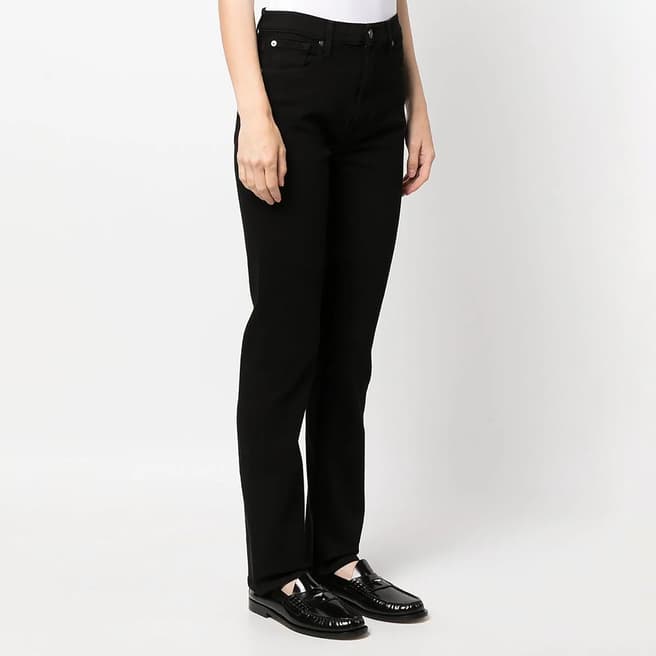 7 For All Mankind Black Slim Stretch Jeans