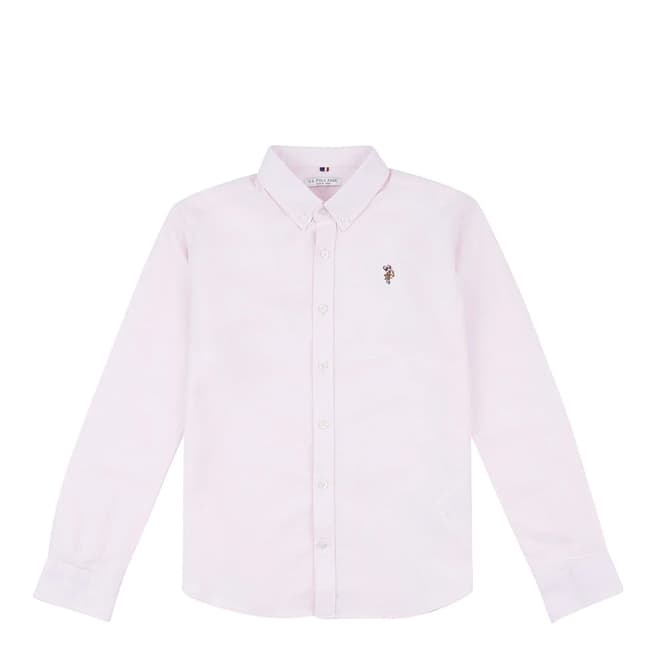 U.S. Polo Assn. Teen Boy's Pink Cotton Oxford Shirt