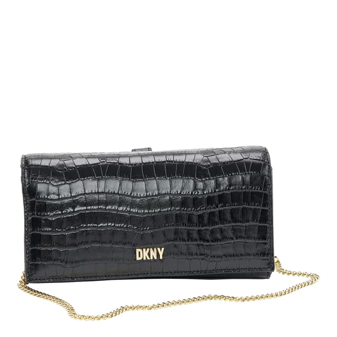 DKNY Black Gold Twiggy Crossbody Bag