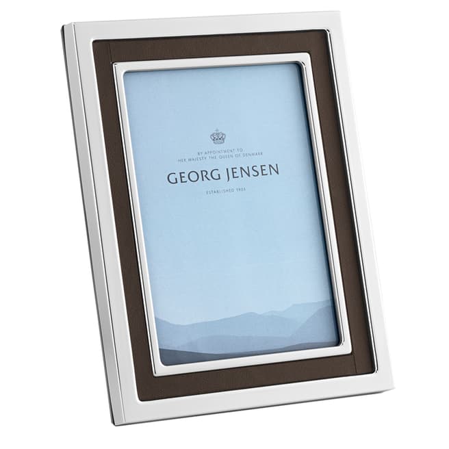 Georg Jensen Manhattan Leather Large 7x9inch Frame