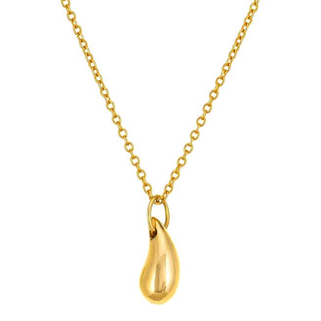 Chloe Collection by Liv Oliver 18K Gold Tear Drop Necklace
