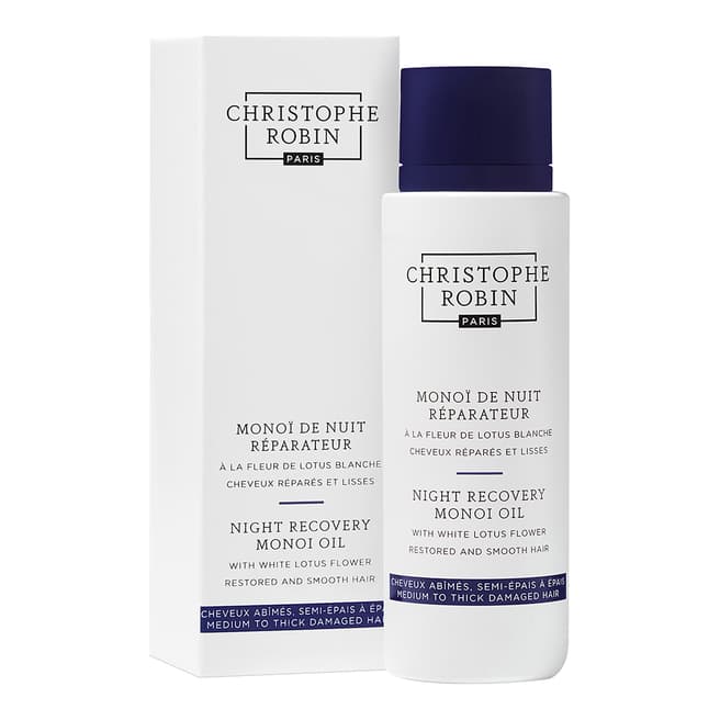Christophe Robin Night Recovery Monoi Oil With White Lotus Flower 92g