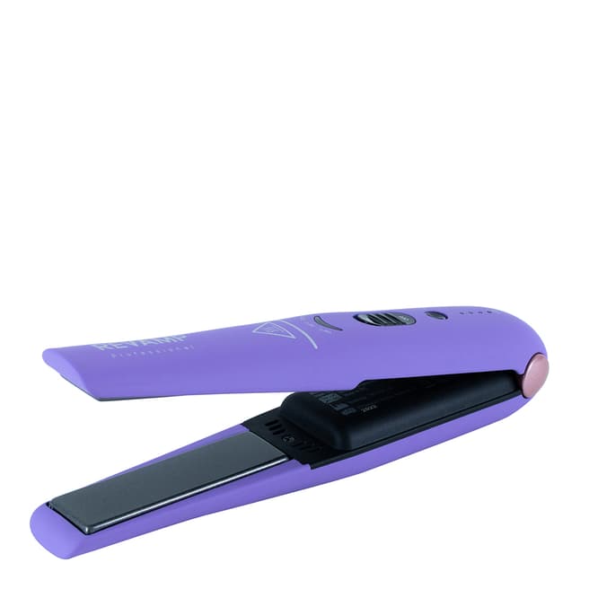 Revamp Hair Revamp Progloss Liberate Cordless Ceramic Compact Hair Straightener - Purple