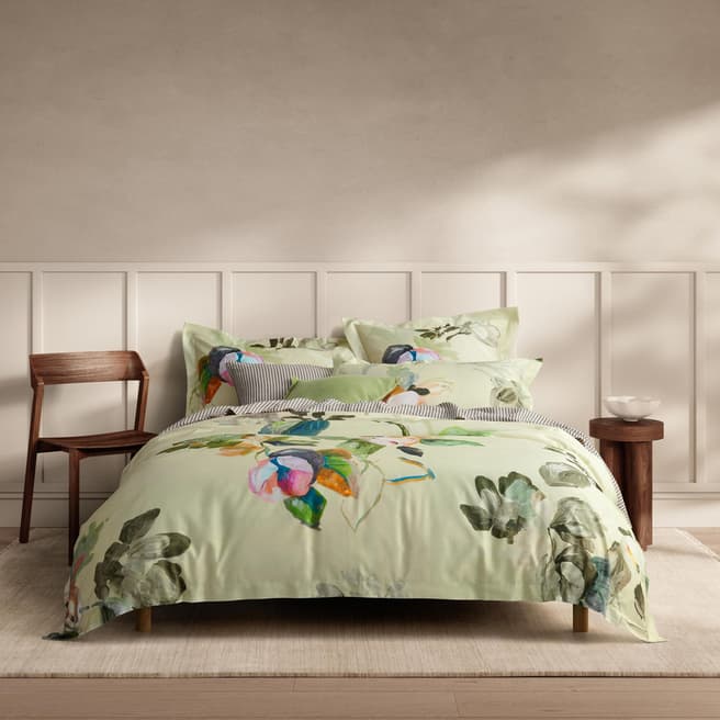 Sheridan Dallery Double Quilt Cover Set, Celery