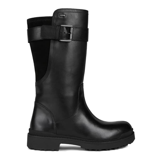 Geox Black Leather Nevegal ABX Boot