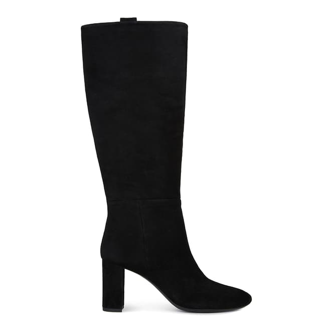 Geox Black Suede Pheby 80 Ankle Boot