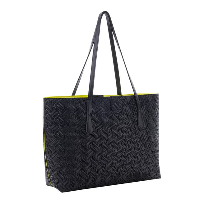 Lucky Bees Black Tote Bag