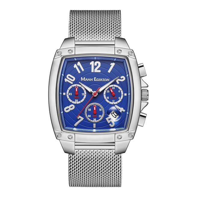 Mann Egerton Men's Mann Egerton Limited Edition Watch In Steel Blue