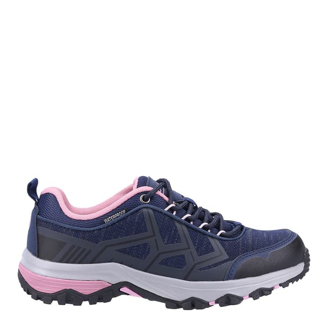Cotswold Navy/Pink Wychwoof Recyled Walking Shoe