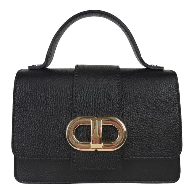 Bella Blanco Tan Mini Dollar Leather Handbag