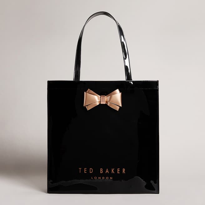 Ted Baker Black Alacon Plain Bow Large Icon Bag
