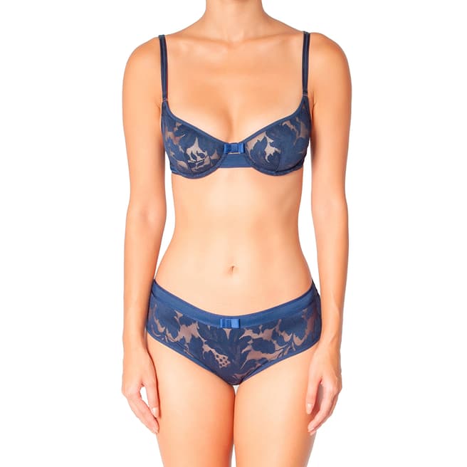 Huit Navy Pansy Brief
