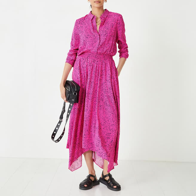 hush Pink Kensington Long Sleeve Dress
