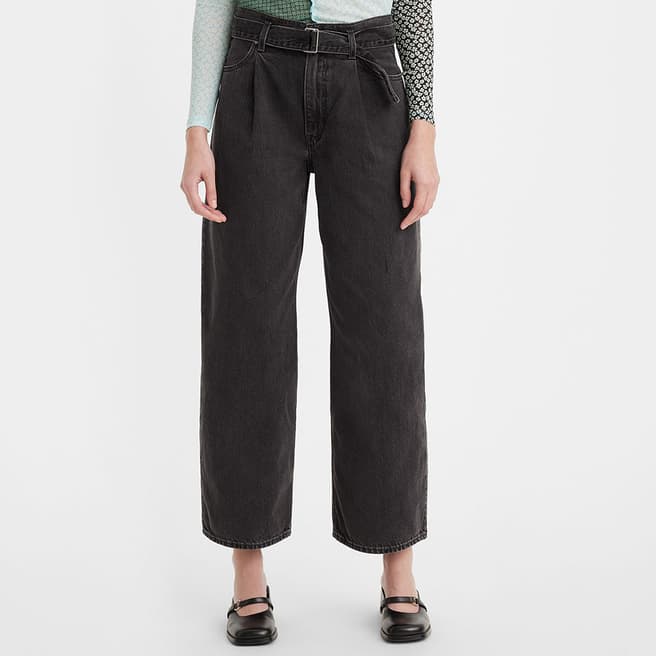 Levi's Black Belted Baggy Trousers
